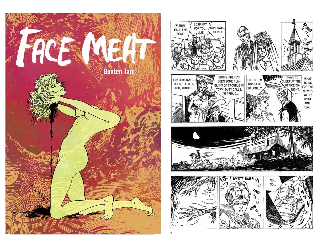 Face Meat bonten Taro samples.