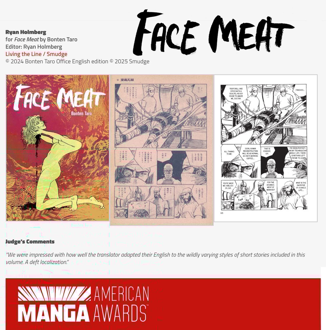 Face Meat nomination.