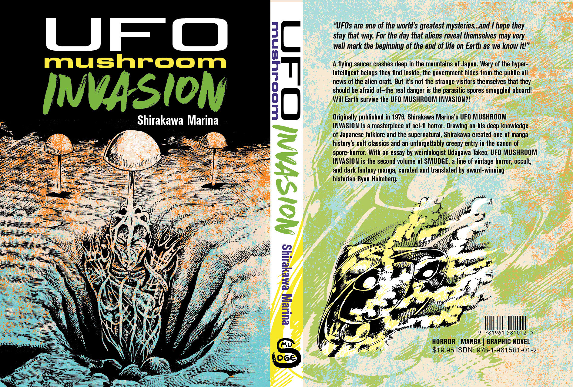UFO Mushroom Invasion cover variations 4-15-2024